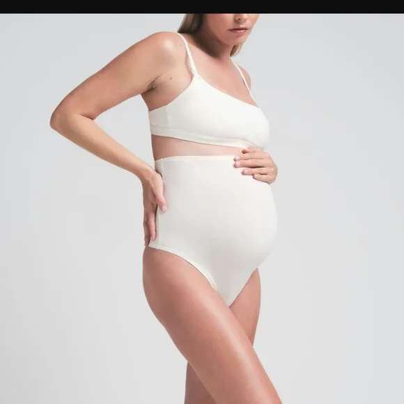 NWT SKIMS Cotton Maternity Bralette - Picture 3 of 13